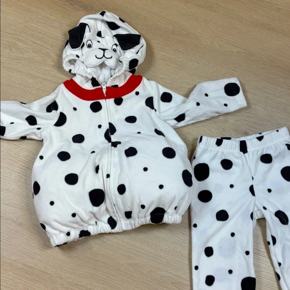 Carter's Dalmatian Dog White & Black Costume Unisex 18M - Picture 4 of 4